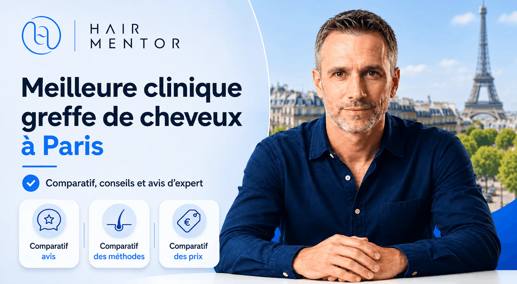 Quelle est la meilleure clinique pour une greffe de cheveux à Paris : Comparatif 2026