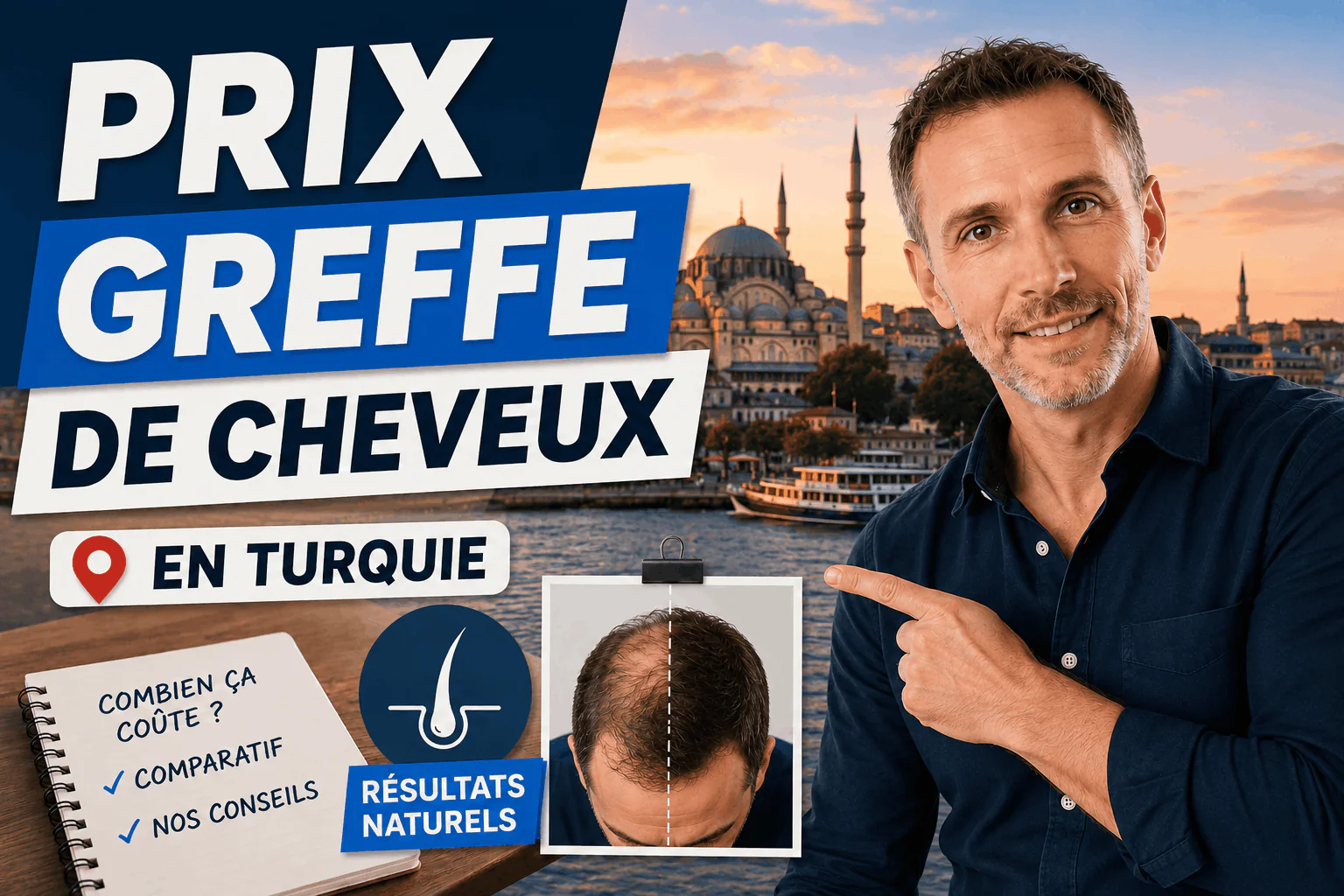 Combien coûte une greffe de cheveux en Turquie ?