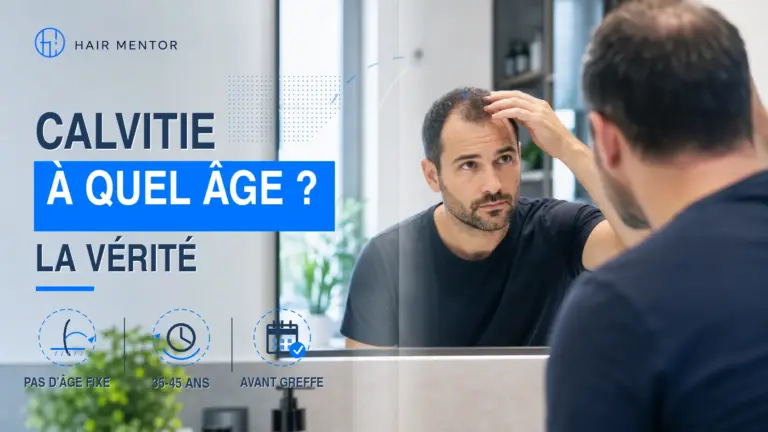 À quel âge se stabilise la calvitie ? (et pourquoi ce n&rsquo;est pas la bonne question)