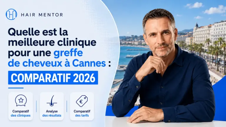 Comparatif 2026 des cliniques de greffe de cheveux à Cannes