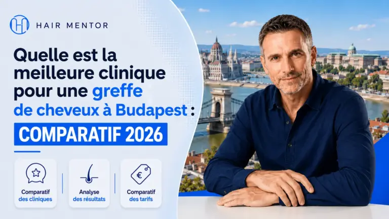 Comparatif 2026 des cliniques de greffe de cheveux à Budapest