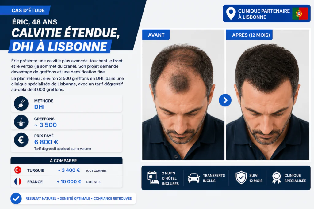 prix greffe cheveux lisbonne