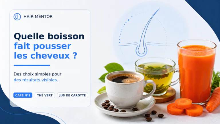Quelle boisson fait pousser les cheveux ?