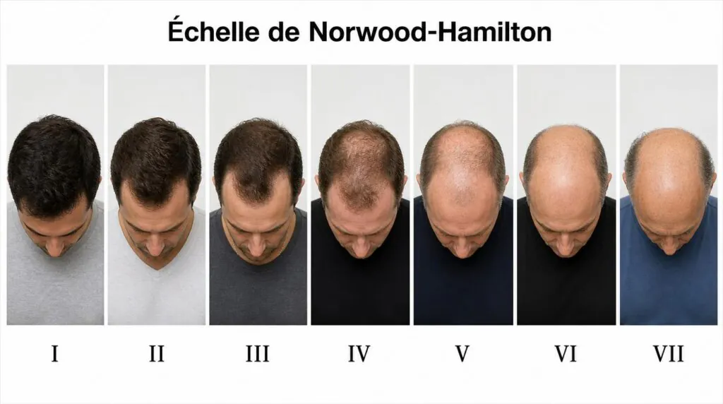 À quel stade de calvitie faire une greffe de cheveux