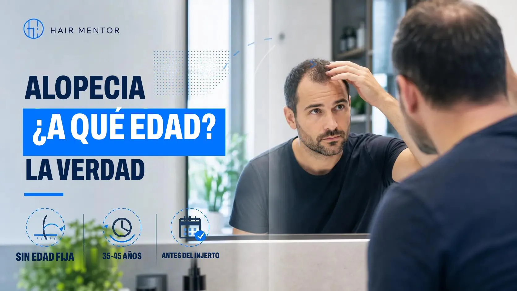 A qué edad se estabiliza la alopecia