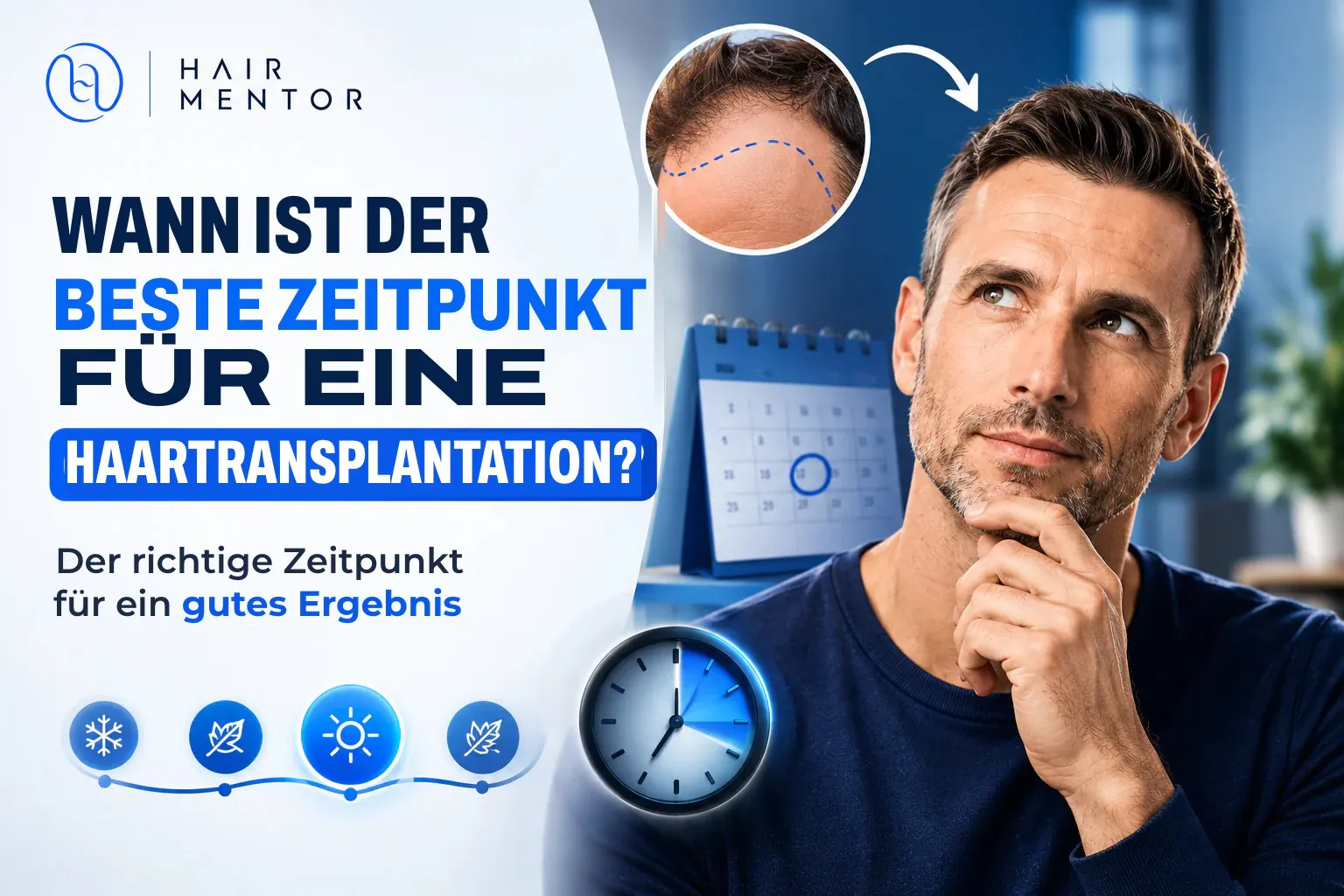 Wann ist der beste Zeitpunkt für eine Haartransplantation?
