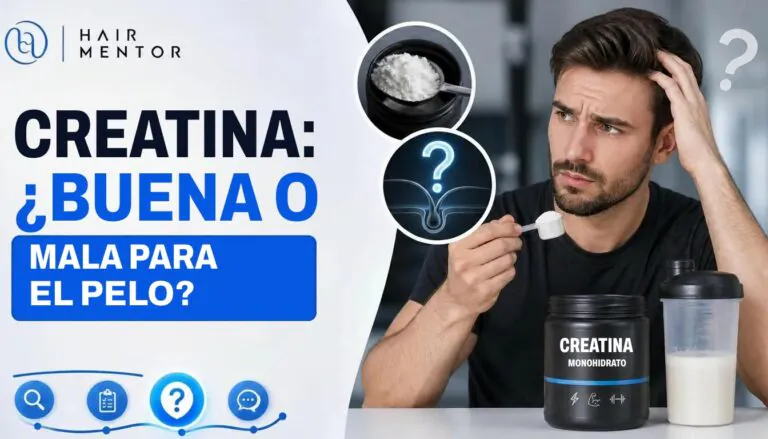 Creatina y pelo