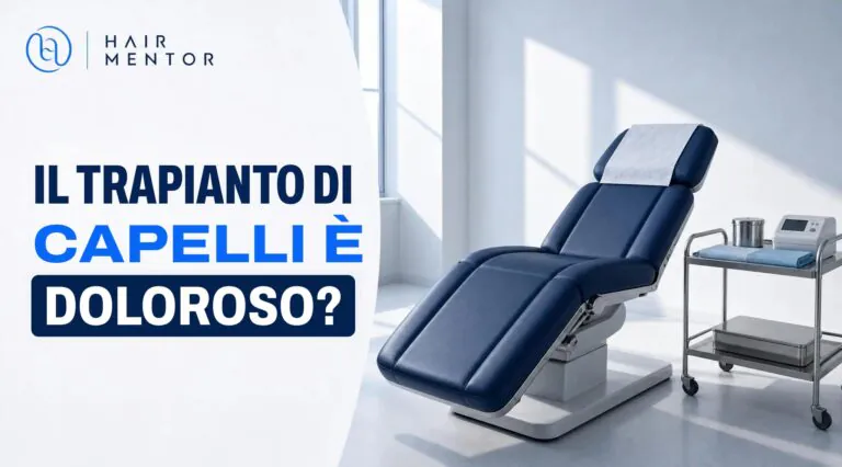 Il trapianto di capelli è doloroso?