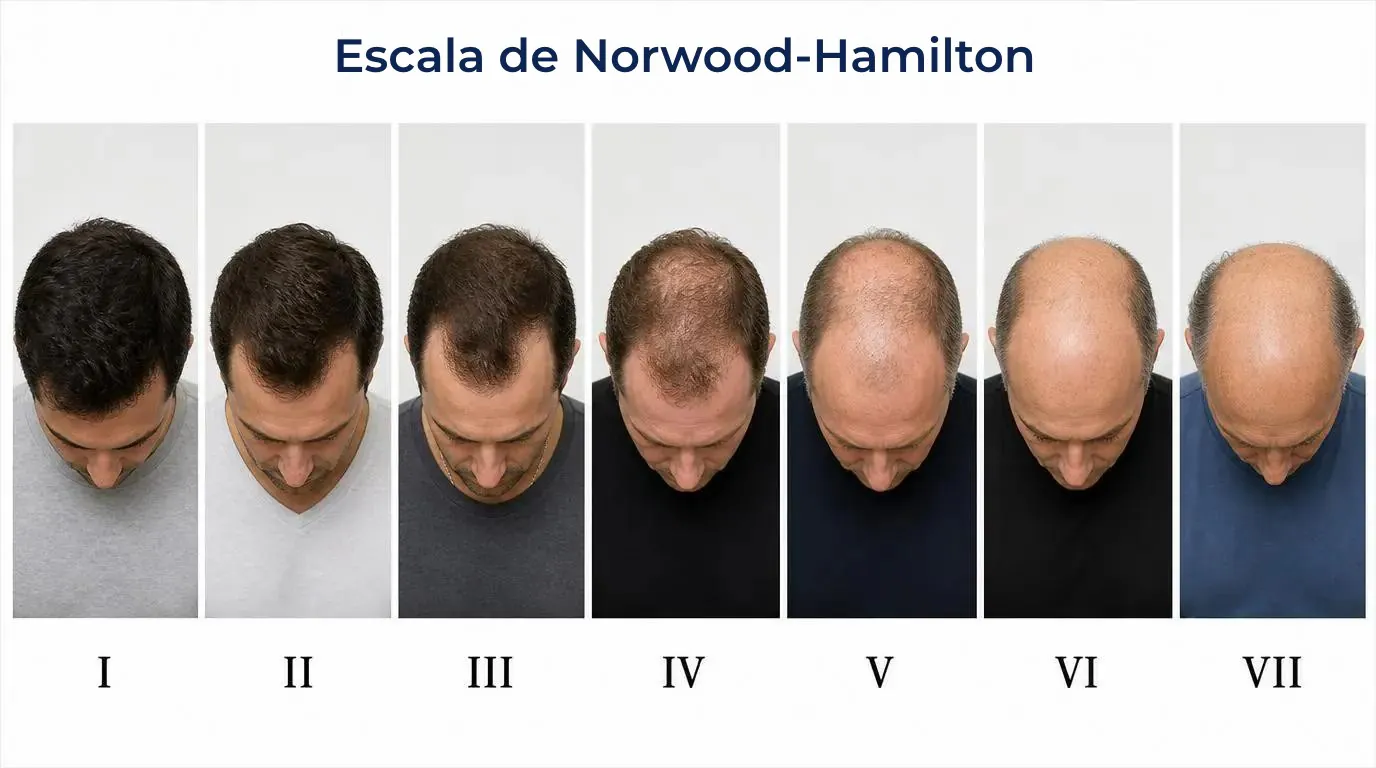 En qué estadio de alopecia hacerse un injerto capilar