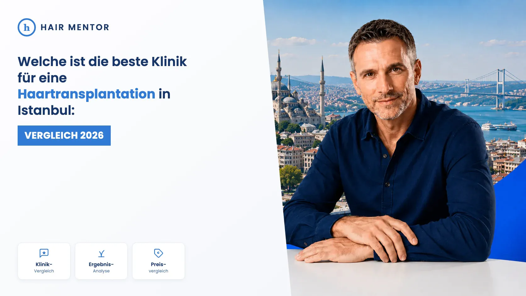 Beste Klinik für Haartransplantation in Istanbul: der Vergleich (2026)