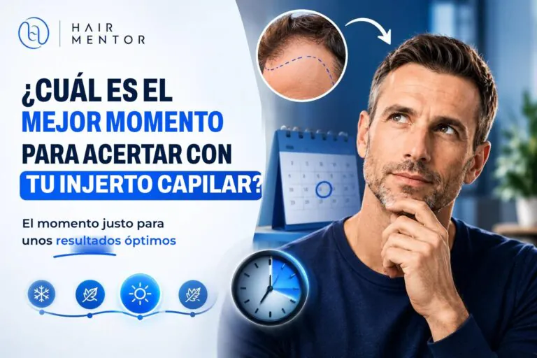 El mejor momento para un injerto capilar