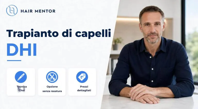 Bruno, fondatore di Hair Mentor, seduto in un ufficio