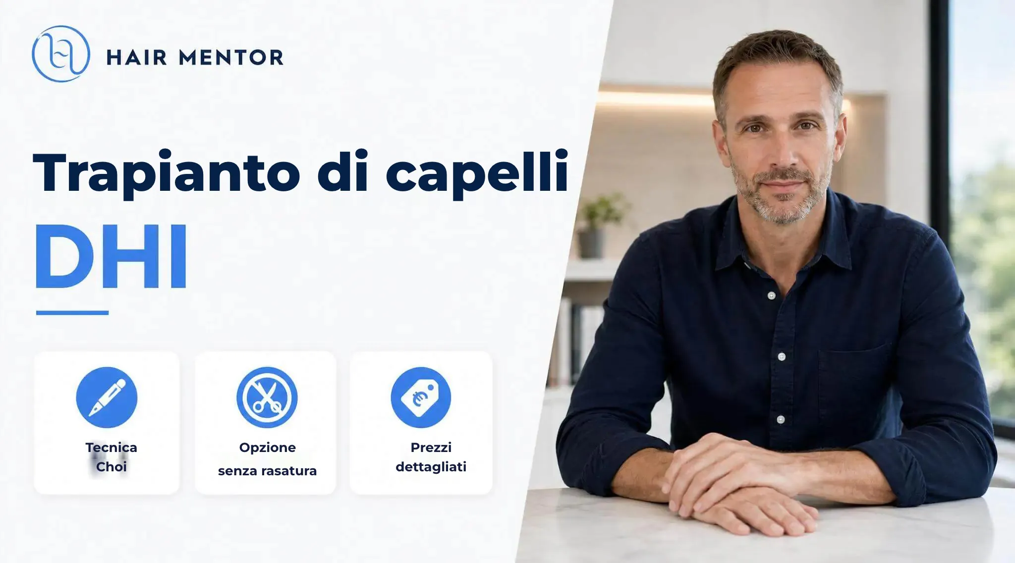 Trapianto di capelli DHI: tutto quello che bisogna sapere
