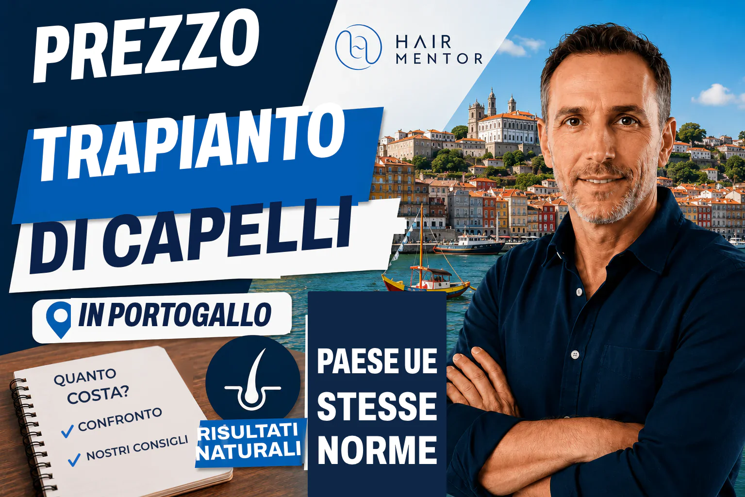Quanto costa un trapianto di capelli in Portogallo?