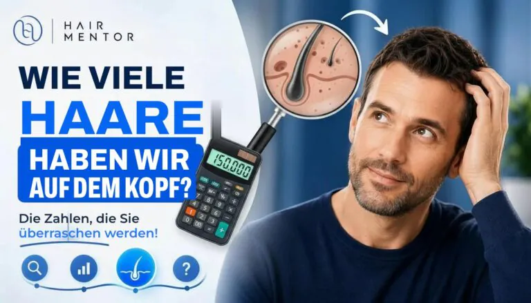 Wie viele Haare haben wir auf dem Kopf?